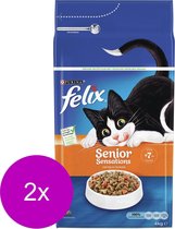 Felix Senior Sensations - Kattenvoer - 2 x 4 kg