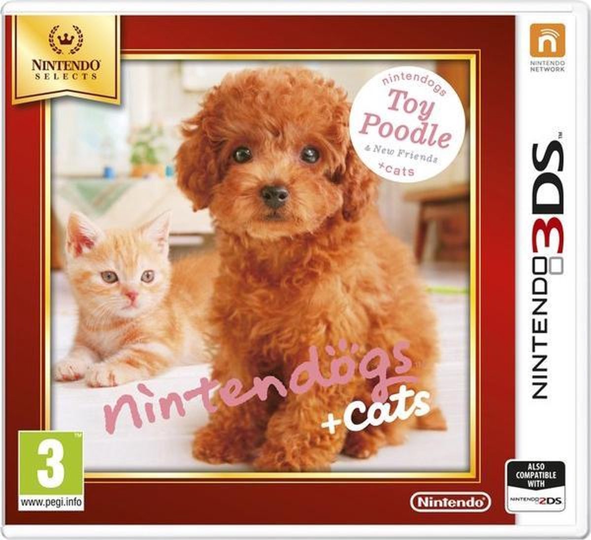 Nintendogs + Cats: Toy Poodle & New Friends - Nintendo Selects (3DS) EUR - Nintendo