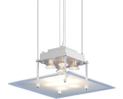 Hanglamp LED Tormenta 4Xgz10 Glas 40*40Cm
