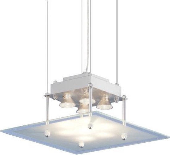 Hanglamp LED Tormenta 4Xgz10 Glas 40*40Cm