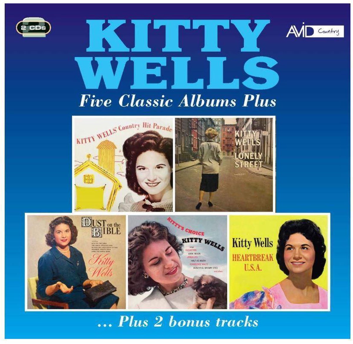 Five Classic Albums Kitty Wells Cd Album Muziek Bol