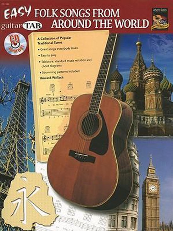 Easy Folk Songs from Around the World, Howard Wallach 9781929395583