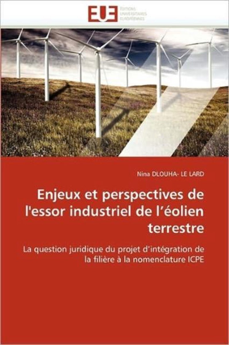 Enjeux et perspectives de l'essor industriel de l'éolien terrestre - Dlouha- le Lard-N
