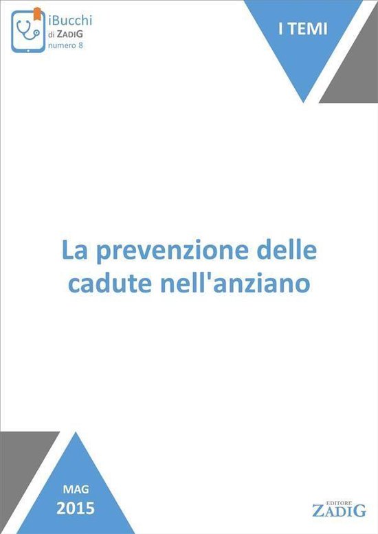 La prevenzione delle cadute nell'anziano - cover
