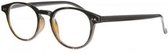 Icon Eyewear QCB003 Boston Leesbril +2.00 - Zwart, tortoise uitloop