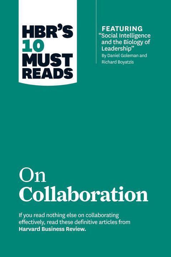 Hbr's 10 Must Reads on Collaboration (With Featured Article  ... - cover