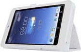 Asus Memo Pad HD 7 ME173 Leather Stand Case Wit White