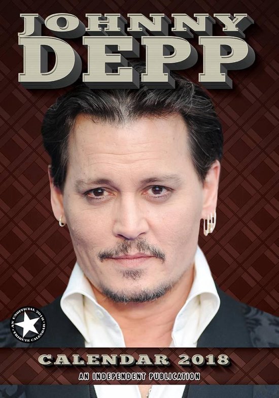 Johnny Depp A3 Kalender 2018