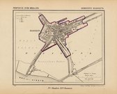 Historische kaart, plattegrond van gemeente Maassluis in Zuid Holland uit 1867 door Kuyper van Kaartcadeau.com