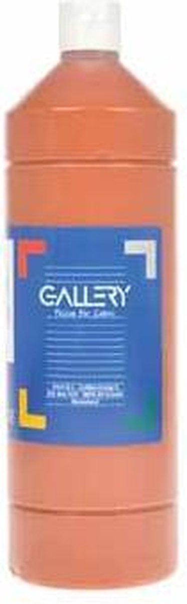 Gallery plakkaatverf, flacon van 1 l, lichtbruin
