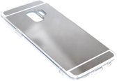 Spiegel hoesje zilver Geschikt voor Samsung Galaxy S9 Plus