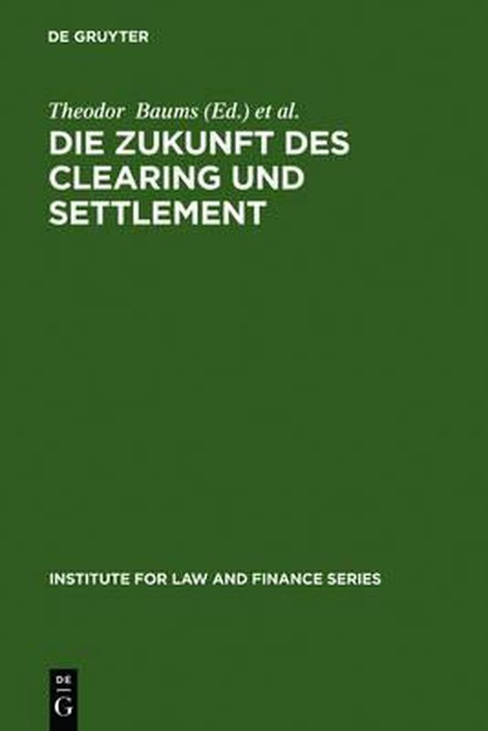 Die Zukunft des Clearing und Settlement - cover