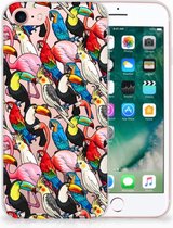 TPU Hoesje Geschikt voor iPhone SE (2020/2022) en Geschikt voor iPhone 8 | 7 Birds