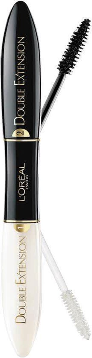 L’Oréal Mascara – Double Extension Extra Black , 12 ml - 1 stuks
