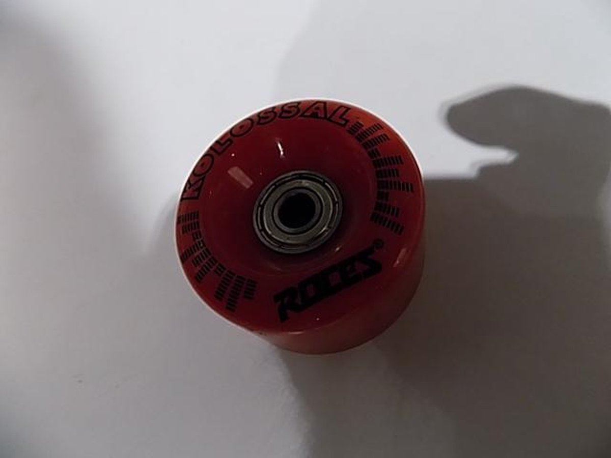 Roces Kolossal rolschaatswielen en stoppers Rood