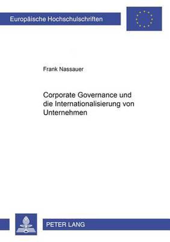corporate Governance Und Die Internationalisierung Von Unter ... - cover