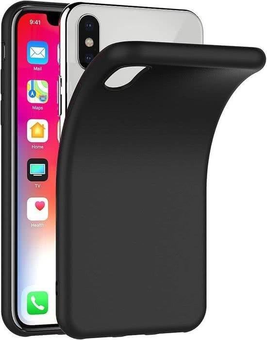 DrPhone iOS Smartphone X/XS siliconen hoesje - TPU case - Ultra dun  flexibele hoes - Zwart | bol.com