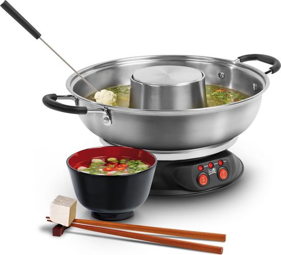 Casserole pour fondue chinoise团圆火锅/鸳鸯锅 32cm – Aliments Taiyo