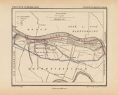 Historische kaart, plattegrond van gemeente Heinenoord in Zuid Holland uit 1867 door Kuyper van Kaartcadeau.com