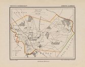 Historische kaart, plattegrond van gemeente Maarheeze in Noord Brabant uit 1867 door Kuyper van Kaartcadeau.com