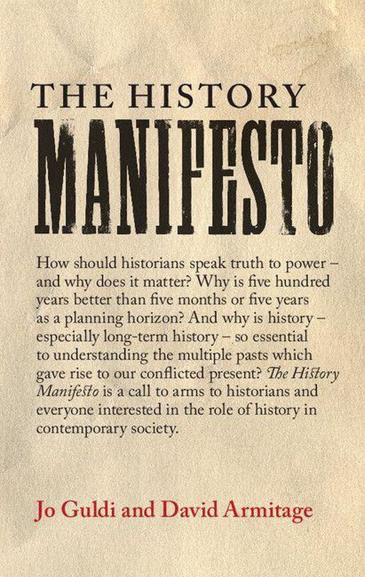 The History Manifesto - cover
