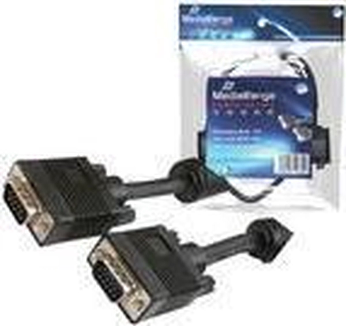 MediaRange MRCS112, 15 m, VGA (D-Sub), VGA (D-Sub), Zwart, Mannelijk/Mannelijk
