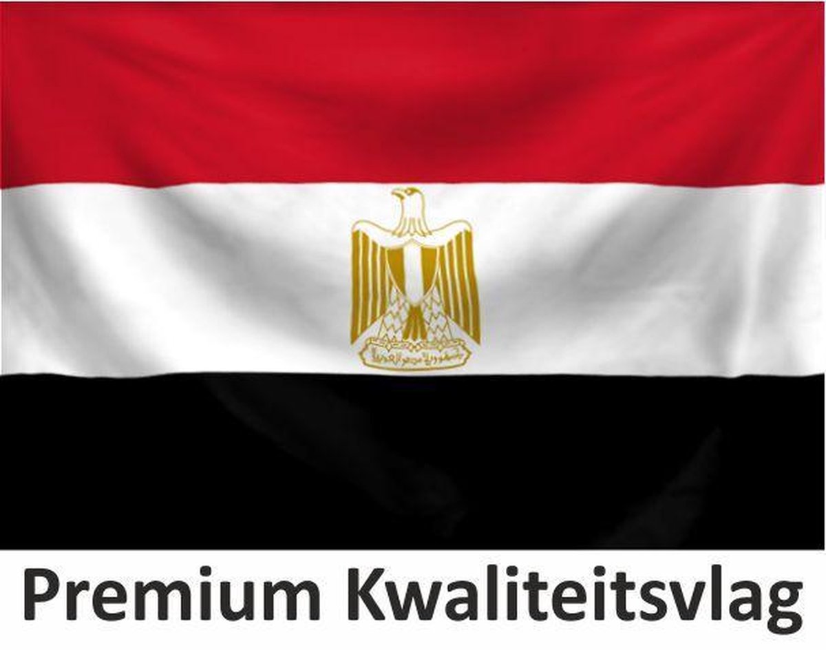 Egyptische Vlag Egypte 100x150cm | bol.com
