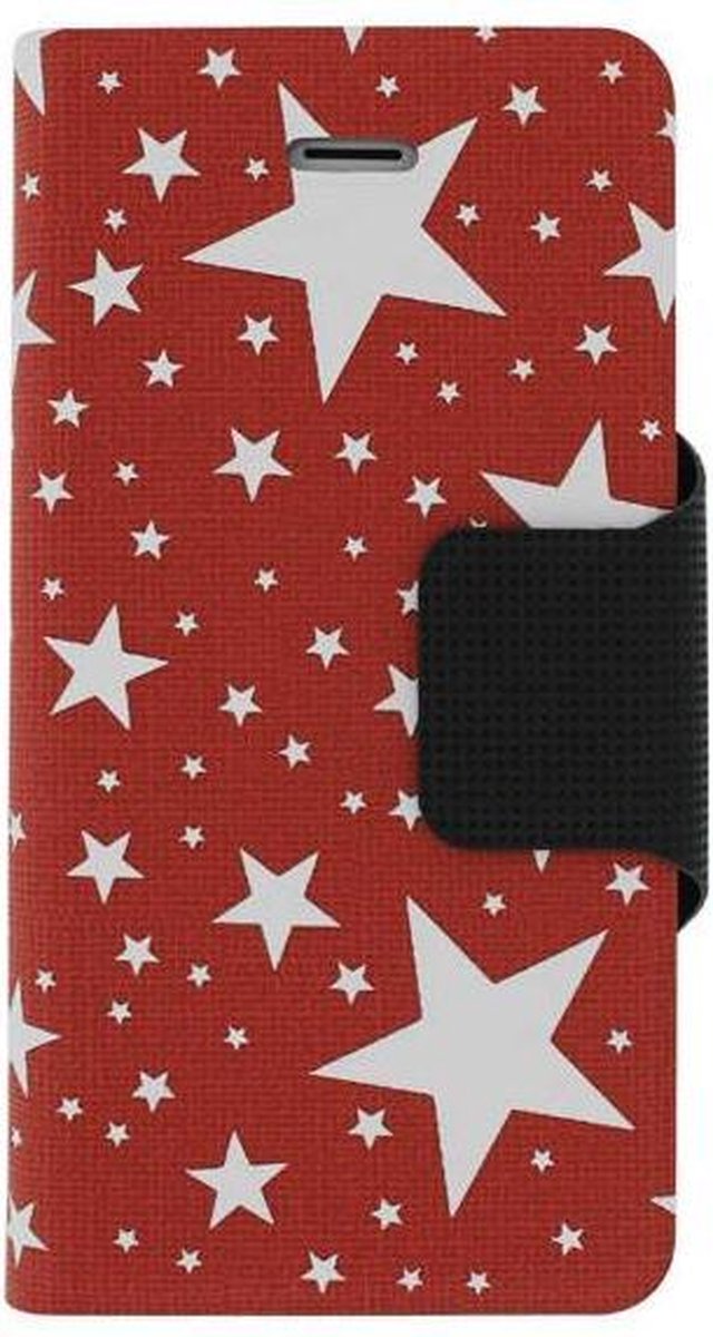 Mjoy Funline Stars Iphone 5/5s Rood/Wit