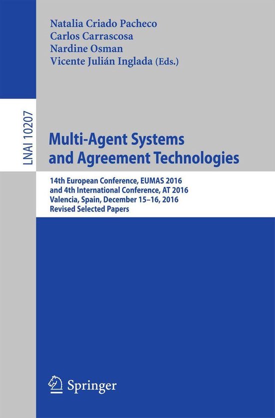 Springer Nature Proceedings Computer Science - Multi-Agent S ... - cover