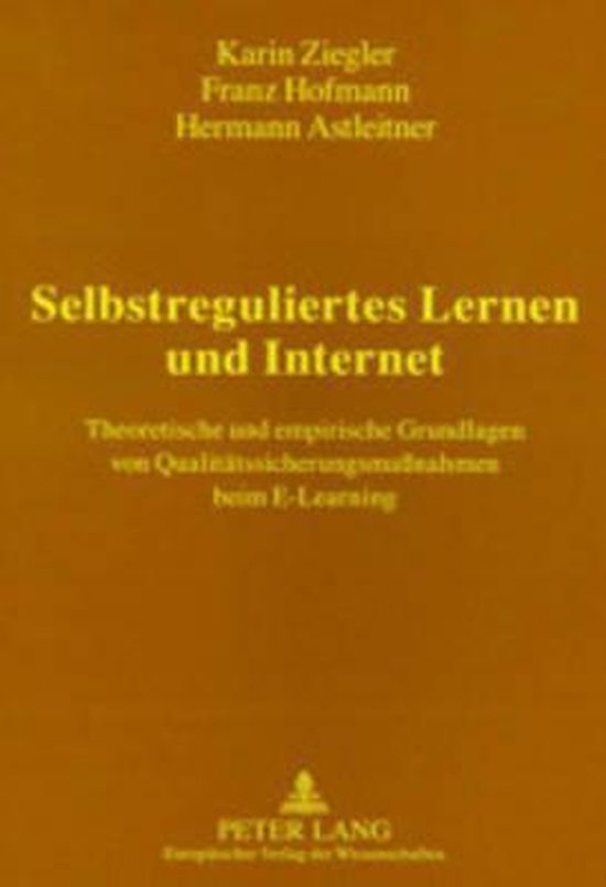 Selbstreguliertes Lernen und Internet - cover