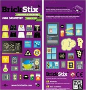 BrickStix 999115 Gekke wetenschapper - herbruikbare stickers voor bouwstenen