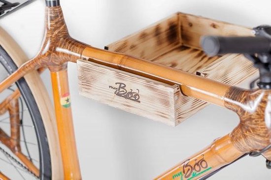 Wandhouder fiets van hout (fietshouder, fietsdrager) | bol.com