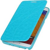 TPU Turquoise Samsung Galaxy Note Neo bookcase Telefoonhoesje Lijn Motief