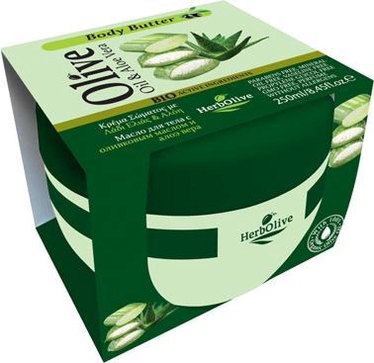 HerbOlive Body Boter *Olijfolie & Aloe Vera* 250ml