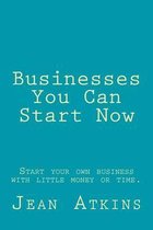 Businesses You Can Start Now