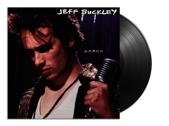 LP vinyl platenspeler met albumhoes 'Jeff Buckley - Grace'.