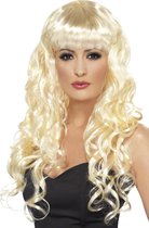 Blonde zeemeermin pruik voor dames - Verkleedpruik - One size
