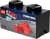 LEGO Storage Brick 2 Opbergbox - 2,7L - Kunststof - Movie Zwart