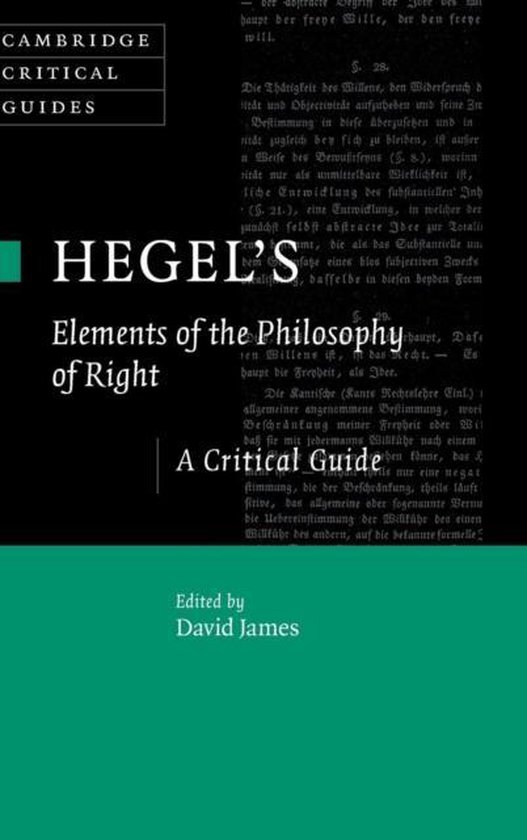 Hegel s elements of the philosophy of right 9781107077928 boeken