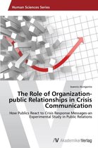 The Role of Organization-Public Relationships in Crisis Communication