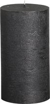 4 stuks Stompkaars metallic rustiek antr 130 x 70 mm Bolsius