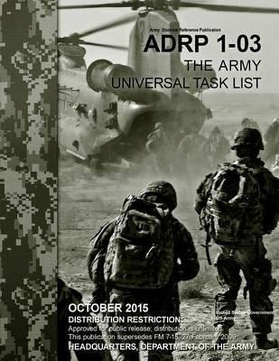 Army Doctrine Reference Publication ADRP 103 The Army Universal Task List October...