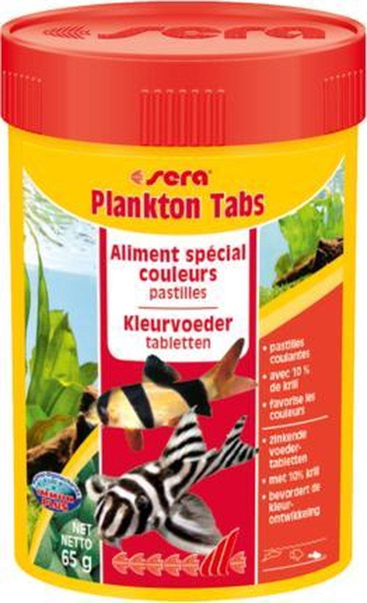 Sera Plankton tabs 100 ml zinkende tabletten