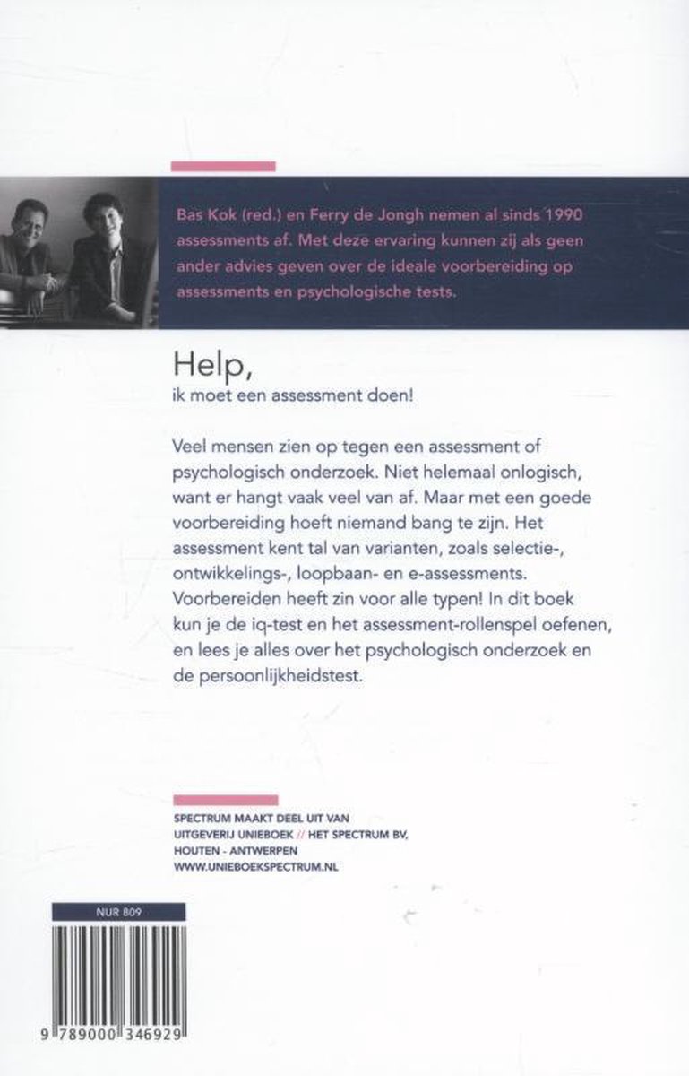Assessment doen - nieuwe editie - back cover