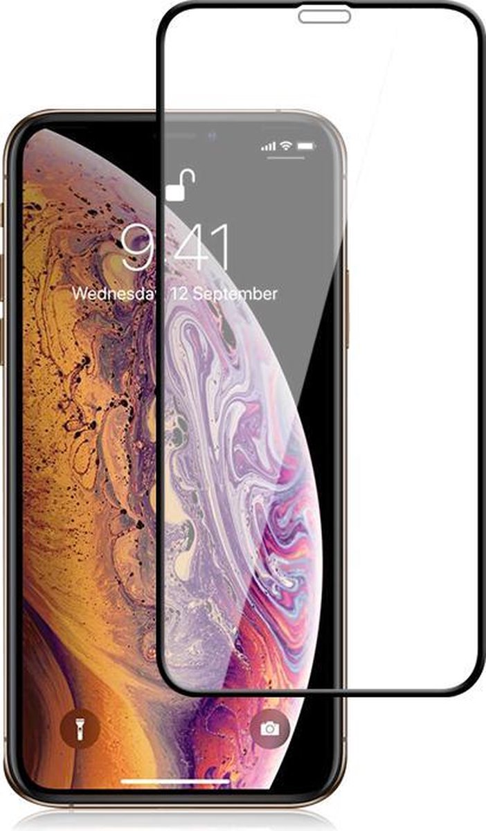 iphone X screenprotector - iphone Xs screenprotector - iphone 11 Pro screenprotector - Stone Glass - Tempered Edge to Edge