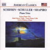 Schifrin Schuller Schapiro - Piano Trios (CD)