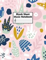 Blank Sheet Music Notebook