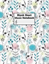 Blank Sheet Music Notebook