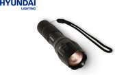 Hyundai Militaire LED zaklamp – 350 Lumen – Zwart