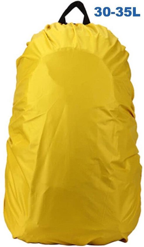 Regenhoes Rugzak - Regenhoes Waterdicht voor Backpack Rugzak - 30-35 Liter Regenhoes – Geel